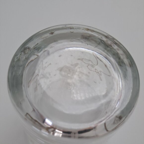 Anchor Hocking Clear Glass Gold White Angel and Star Design Mid-Century Modern - Picture 10 of 13